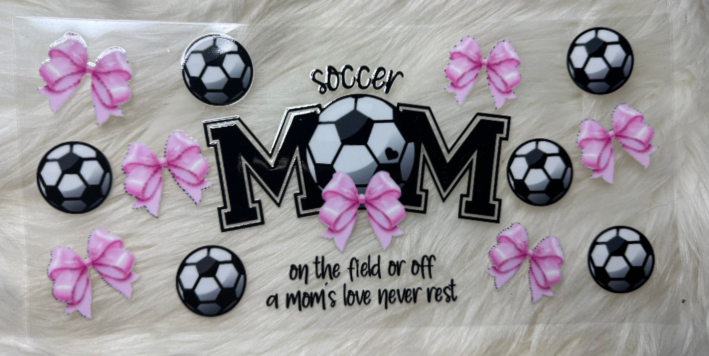 Soccer bow mom