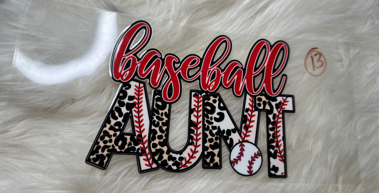 Baseball aunt uvdtf
