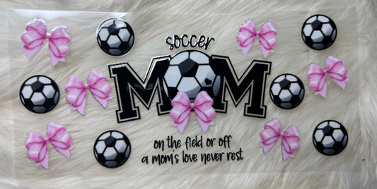 Soccer bow mom