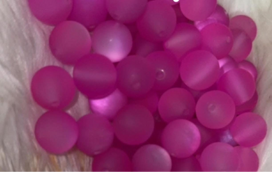 pink beads